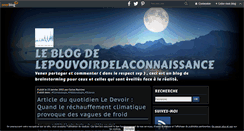 Desktop Screenshot of lepouvoirdelaconnaissance.com