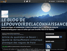 Tablet Screenshot of lepouvoirdelaconnaissance.com